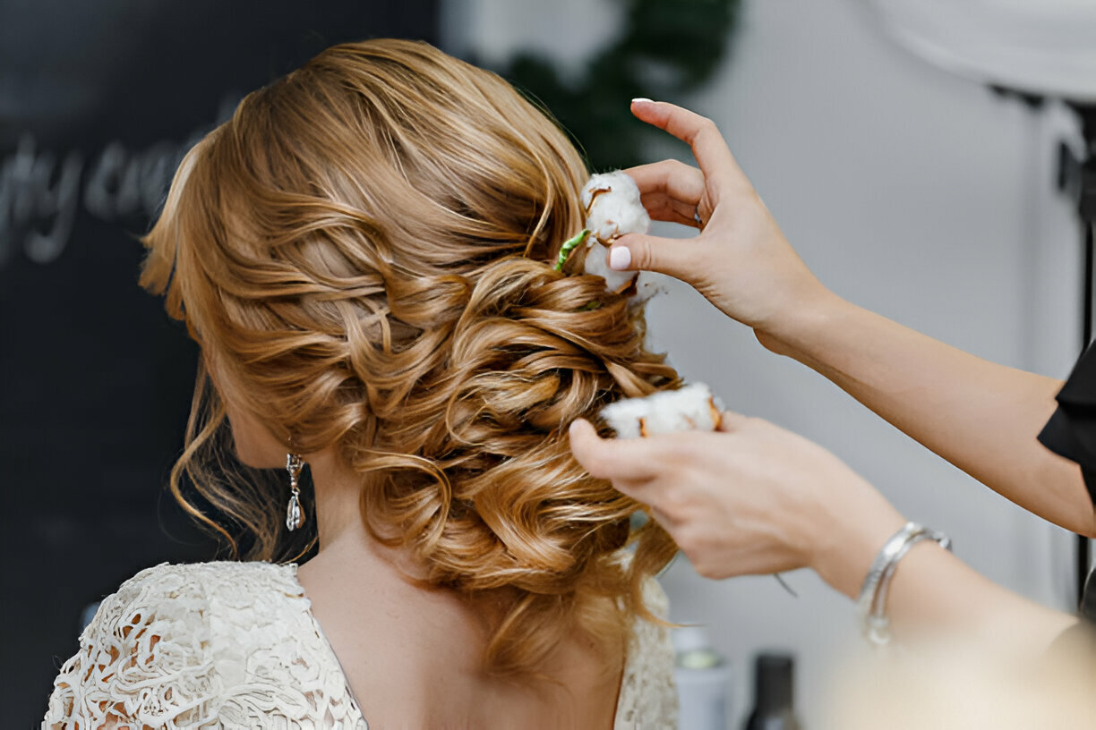 acconciature sposa di posidonia bio hair